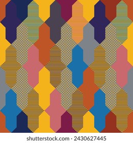 Moda formas geométricas sin patrón. Vector de fondo moderno. Elemento para Textiles de Primavera Verano, Papeles de Envolver y Decoración. 