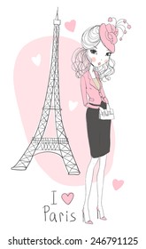 Fashion Girl In Paris 