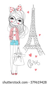 Fashion Girl In Paris,