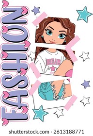 fashion girl star magic cute dream