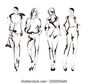 how to draw easy fashion figures