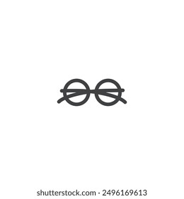 Diseño de Vector plano de gafas de moda