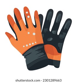 fashion gloves for sports icon isolated