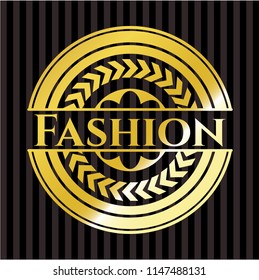 Fashion gold emblem or badge