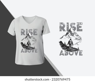 Fashion Graphic Tee, T-Shirt with Motivational Quote, Gym Shirt
