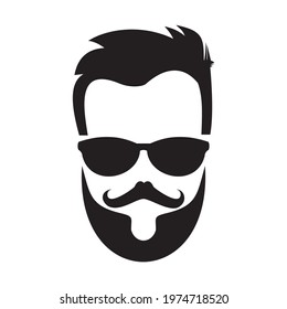 Fashion hairstyles icon vector illustration sign