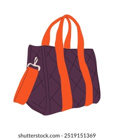 Fashion Hand bag model in modern style isolated
