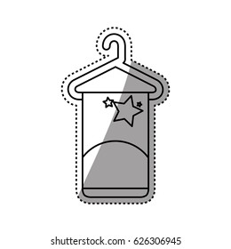 Fashion hanger symbol