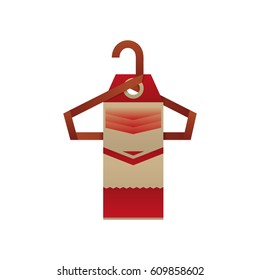 Fashion hanger symbol icon vector illustration graphic design