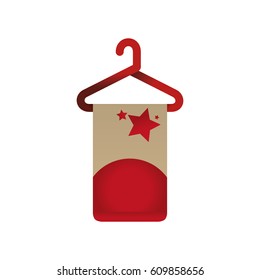 Fashion hanger symbol icon vector illustration graphic design