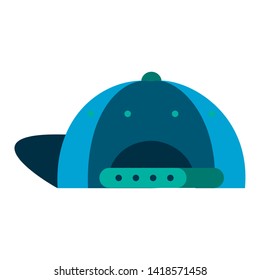 Fashion hat cool accesory cartoon isolated vector illustration graphic design