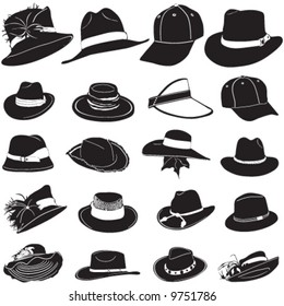 fashion hat vector