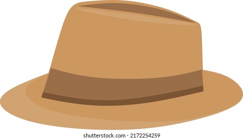 fashion hat vector with various shapes
