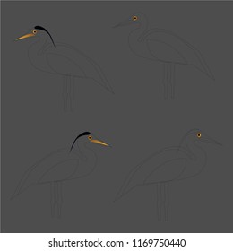 Fashion Heron Logo and Vector, strong, clear, useful and editable.
Perfect for use in a wide range of new media templates: Web Marketing Agency, Social Media Services Showcase, Online Marketing Apps, 