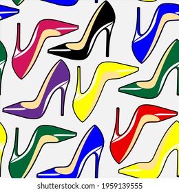 High heel Royalty Free Stock Vector Clip Art