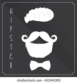 Fashion, Hipster icons, vector illustration, eps 10