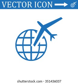 Fashion Icon aircraft around the world icon