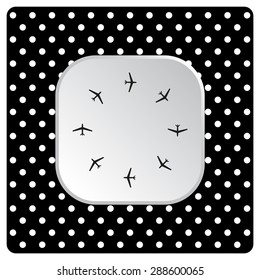 Fashion Icon Aircraft. icon. vector design