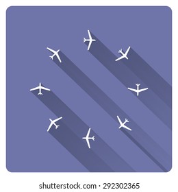 Fashion Icon Aircraft. icon. vector design
