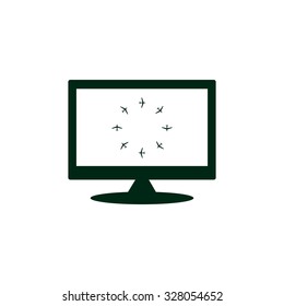 Fashion Icon Aircraft. icon. vector design