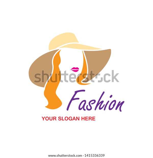 Fashion Icon Logo Design Template Stock Vector Royalty Free