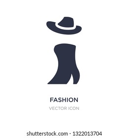 fashion icon on white background. Simple element illustration from Blogger and influencer concept. fashion sign icon symbol design.