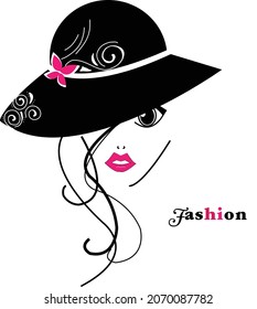 fashion icon on white background