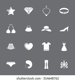 Fashion icon set