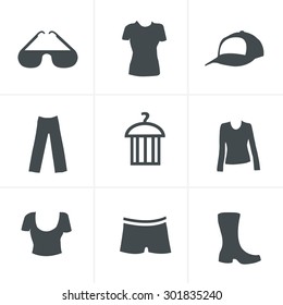 fashion icon set (black version)