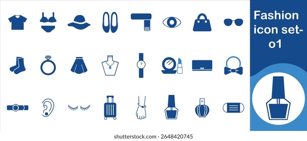 Moda conjunto de ícones, cartaz, evento virtual, conceito, alfaiate, casaco de inverno, vestiário, influenciador, câmera, calendário, editável, vapor, streaming ao vivo, aplique e mais