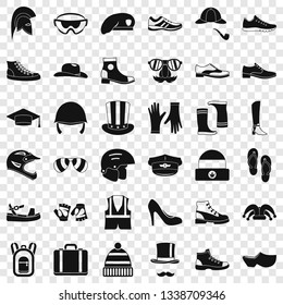 Fashion icons set. Simple style of 36 fashion vector icons for web for any design