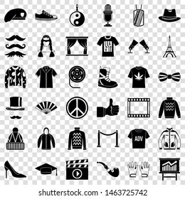 Fashion icons set. Simple style of 36 fashion vector icons for web for any design