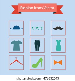 fashion icons vector