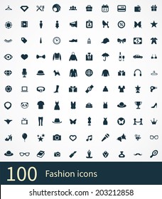 fashion Icons Vector set