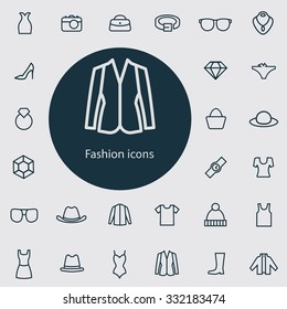 fashion Icons Vector set