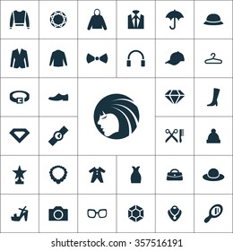 fashion Icons Vector set