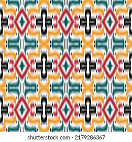 Fashion ikat chevron wallpaper. Textile Pattern Design for print, Geometric Aztec fabric carpet ornament chevron textile.