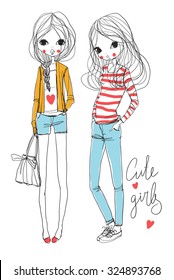 fashion illustration girls