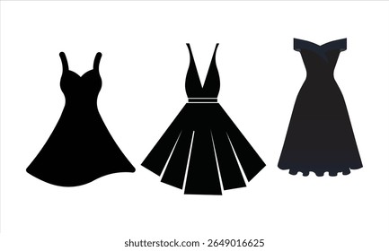  fashion illustration, pretty young brunette woman with a beautiful figure in an elegant BLACK   dress