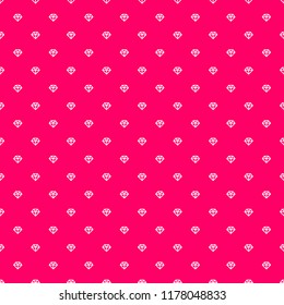 Fashion jewels vector seamless pattern. Golden gemstones pink background. Beautiful texture with linear diamonds