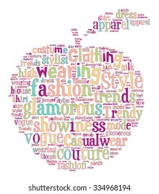 Fashion Keywords Tag Cloud    - vector illustration