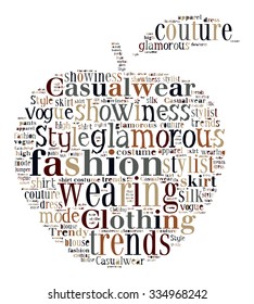 Fashion Keywords Tag Cloud    - vector illustration