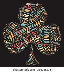 Fashion Keywords Tag Cloud    - vector illustration