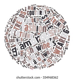 Fashion Keywords Tag Cloud    - vector illustration