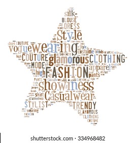 Fashion Keywords Tag Cloud    - vector illustration