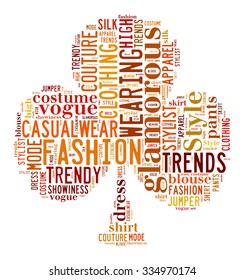 Fashion Keywords Tag Cloud    - vector illustration
