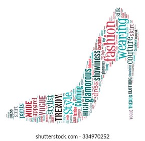 Fashion Keywords Tag Cloud    - vector illustration