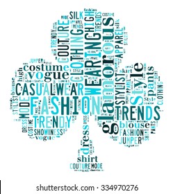 Fashion Keywords Tag Cloud    - vector illustration