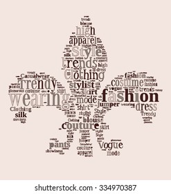 Fashion Keywords Tag Cloud    - vector illustration