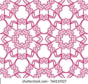 Fashion lace texture, seamless pattern.